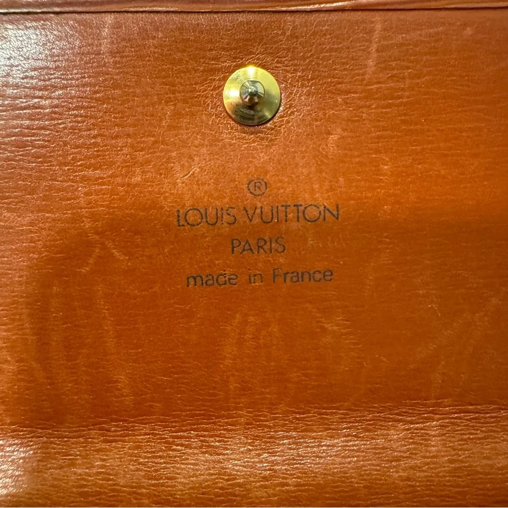 Louis Vuitton Vintage Epi Portefeuille Elise Trifold Compact Wallet Kenyan Fawn - Picture 5 of 13